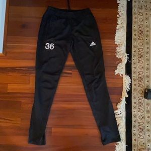 Adidas black soccer pants
